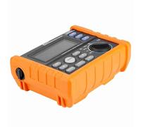 Jiawu PEAKMETER MS2302 Digital Earth Resistance Tester 0-4K Ohm, 100 Groups Data Logging, Ground Resistance Meter with Large LCD Backlight, 2/3 Pole Mode, Auto Power Off