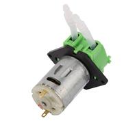 Jiawu Peristaltic Pump, 12V DC Motor Self Priming Dosing Pump, Analysis Aquarium Head with 3x5mm Silicone Tube for Lab Pharmaceutical Biotech Experimental Use (Green)
