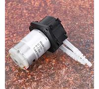 Jiawu Peristaltic Pump, 12V DC Motor Self Priming Dosing Pump, Analysis Aquarium Head with 3x5mm Silicone Tube for Lab Pharmaceutical Biotech Experimental Use (Black)