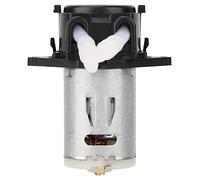 Jiawu Peristaltic Pump, Screwless Design Easy Disassembly Dosing Pump Dosing with Transparent Silica Gel Tube for Aquarium Laboratory Analysis Biochemical (Black)