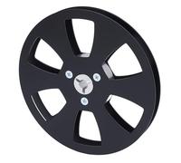 Jiawu Permanent NAP Will Fly Away Aluminum Empty Tape Reel for Records, a Light Reel (Black)