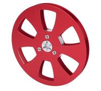 Jiawu Permanent NAP Will Fly Away Aluminum Empty Tape Reel for Records, a Light Reel (Red)