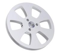 Jiawu Permanent NAP Will Fly Away Aluminum Empty Tape Reel for Records, a Light Reel (Silver)