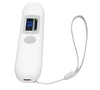 Jiawu Pet Microchip Scanner, Bluetooth Connectivity Temperature Monitoring Animal Microchip Tag Reader, Portable Pet Chip Scanner with 1.14 Inch Color Display for Animal Management