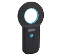 Jiawu Pet Microchip Scanner, Pet Microchip Reader, 15 Digits Animal Chip ID Scanner, Supports FDX B(ISO11784 85) and EMID Microchips for Dogs Cats Pigs Animal (Black)