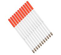 Jiawu Plastic Fishing Floats, 10 Pcs Fishing Bobbers Kit, Bobber Stick Set with Multi Purpose Fish Feed Baits Accessories, for Sea Rock Ice Stream Lake (2.0 Transparent)