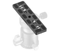 Jiawu Plate, 150mm Lengthened Universal Aluminum Alloy Camera Plate with Rubber Pads for Tripod Head, Ballhead, DSLR Camera, 2KG Load Capacity