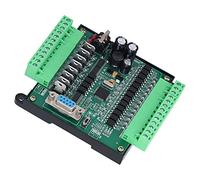 Jiawu PLC Control Board, 8000 Steps Memory Programmable Logic Controller, Industrial Controller with Transistor Output 12 Inputs 8 Outputs for Step Motors Hydraulic Valves Relays (Add base)