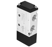 Jiawu Pneumatic Air Valve, Lightweight Compact Structure 2 Position 5 Way Valve, Air Control with Stable Performance for Mechanical Textile Food Processing Equipment