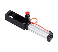 Jiawu Pneumatic Can Crusher Cylinder Push Valve, Heavy Duty Steel Aluminum Can Crusher for Recycling, 100 Psi Air Compressor Press for 12 Oz 16 Oz Cans