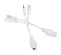 Jiawu POE Adapter Cable, Injector Splitter DC12V (White)