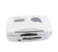 Jiawu Portable Cassette to MP3 Converter USB Flash Drive, Music Player, Plug and Play Tape to MP3 Player with Battery and USB Powered, Works with