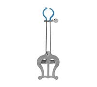 Jiawu Portable Marching Lyre Trumpet Sheet Music Clip, Silver Iron Clamp On Holder Stand for Marching Band, Compact Musical Instrument Accessories for Holding Sheet Music While Playing