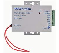 Jiawu Power Supply Controller, 12V 30W 0 to 15S Delay Control Circuit Door Access Power Supply, Access Control with Wall Mountable Design for Door System