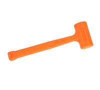 Jiawu Practical PVC Rubber Soft Face Dead Blow Hammer, Integral Molding Steel, Shockproof Non-Spark Tool for Petrochemical & Coal Mine Use, Ergonomics Handle Reducing Fatigue (0.5LB)