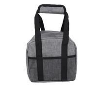 Jiawu Premium Oxford Bowling Ball Bag with Padded Stand, Portable, Gray, for Bowling Enthusiasts