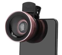 Jiawu Professional 0.45X Macro and Super Wide Angle Lens for Mobile Phone Clear Image Design Ideal for Photographers with Most Smartphones - ABS Material