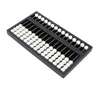 Jiawu Professional Blind Abacus for Math Concepts, Early Education Learning Tool - Durable ABS Desktop Abacus, Smooth Beads for Counting, Addition, Subtraction, Multiplication, 6.3 X