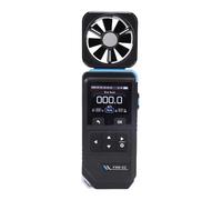 Jiawu Professional Digital Anemometer with Fan for Measuring Wind Speed and Temperature in Various Environments - Portable Anemometer with Color Display for Home Office Fan [1 item]