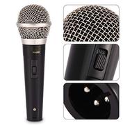 Jiawu Professional Dynamic Wired Microphone for Karaoke, Clear Voice Vocal Performance Mic with Super Cardioid, High Fidelity, Durable Zinc Alloy, Cable