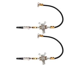 Jiawu Professional Soldering Wire Holder, 2PCs Versatile Flexible Swan Neck -Stained Clamps for Hobbies, Alloy Steel