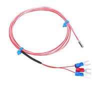 Jiawu PT100 Temperature Sensor, Quick Response High Accuracy Temperature Sensor Probe, Thermistor Probe with - Wire for Industry Metallurgy (#3)