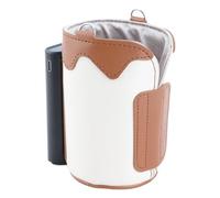 Jiawu PU Milk Bottle Insulation Cover with 21 Speed Temperature Control - Rechargeable Thermal Protection Cover for Your Baby's Safety (L)