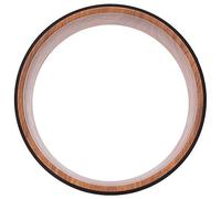 Jiawu PU Rubber Yoga Wheel, 5 Mm Thick Cushion, 200KG Load Bearing, Flexible Back Training Roller with Non Slip Buffer Layer, for Bodybuilding Fitness (Wood grain inner ring)