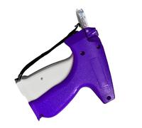 Jiawu Quick Clothing Fixer, Portable Handheld Mini Stitch Gun Quilt Tacking Tool, Micro Hemming Device with 6 Needles and 1000 Glue Needles for Clothes Repair on the Go (Purple)