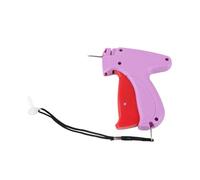 Jiawu Quick Clothing Fixer, Portable Handheld Mini Stitch Gun Quilt Tacking Tool, Micro Hemming Device with 6 Needles and 1000 Glue Needles for Clothes Repair on the Go (Pink)