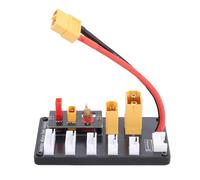 Jiawu RC Battery Parallel Charging Board Efficient Multi-Port Expansion Converter for IMAXB6 B6AC IDST with XT90 XT60 JST T Plug Adapters for RC Hobbyists ABS Material