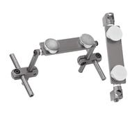 Jiawu RC Car Body Mount Kit, Lightweight Aluminum Construction Adjustable Installation Angle Strong Magnets Body Shell Mount Kit, Magnetic with CNC Machined (Ti)