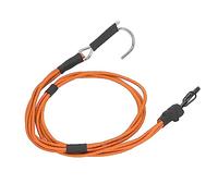 Jiawu RC Crawler Kinetic Winch Strap with Hooks, Elastic Rescue Towing Rope for 1/10 1/8 RC Car, Heavy Duty Trailer Strap, Force Escape Rope, Portable Crawler Accessories, High (Orange)