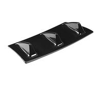 Jiawu Rear Bumper Diffuser, Fin Spoiler with Aerodynamic Performance Enhancement ABS Material Universal Fit for Cars (Small Size)