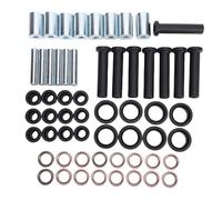 Jiawu Rear Suspension A-Arm Bushing Kit for Polaris Sportsman 500 335 400 4X4 700 Twin, Lower Control Bushings A-Arm Short & Long Bushings + Spacers Set, Replace # 5131883, 5020825
