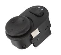 Jiawu Rear View Mirror Switch, ABS Material Easy Adjustment Side Mirror Switch, Control Knob with Direct Replacement for Corsa C Meriva Vectra B Zafira A Models