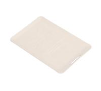 Jiawu Rectangular Non Stick Mini Iron Frying Pan, 7.8in Portable (Beige) | Small outdoor grill pan with iron and maifan stone, for camping, barbecue, hiking, fishing, and mountaineering