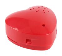 Jiawu Red Heart Stuffed Animal Vibration Box, Adorable Heart Shaped Design, Interactive Fun Box, Kids Toy, Includes 3 LR44 Batteries