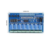 Jiawu Relay Module, 8 Channel Multifunction Time Delay with Optocoupler Isolation 20 Functions 8 36V Wide Voltage Input for Industrial Automation Power Control Applications