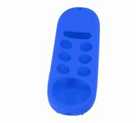 Jiawu Remote Control Cover, Soft Silicone Shockproof Protective Case with Anti Slip Grip and Lanyard, Washable Skin Friendly Remote Sleeve for Chromecast with TV (Blue)