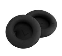 Jiawu Replacement Ear Pads for Soundcor Space One, Earpads Cushions with Soft Protein Leather and High Density Memory Foam, Noise Isolation Headphones Accessories (Black)
