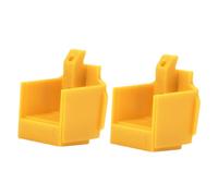 Jiawu Replacement Tapered Turntable Stylus Pen for AT LP60X AT3600L, Improved Sound Quality for Technica Turntables, Yellow, 1 Pack, Easy Installation (2pcs)