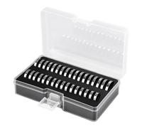 Jiawu Ring Sizer Measuring Tool, Stainless Steel Ring Size Guage, Finger Rings Gauge, Finger Sizing Set with Storage Box, Measures Size 1-33 for Jewelry Making, JIAWUFAZTX72CYG
