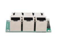 Jiawu RJ45 Coupler Inline Adapter Compact Design for Gigabit Networks Ideal for Home and Office Use 3 Port Ethernet Module