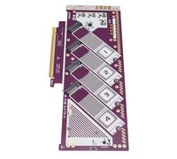 Jiawu Robust PCIE5.0x16 to NVMe Gold Layer Adapter Card for Efficient Data Processing, Suitable for Video Editing and Graphic Design