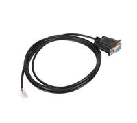 Jiawu RS232 DB9Pin Female to RJ11 RJ12 6P6C Serial Console Cable | 6ft LAN Network Adapter for Servo Drive, Leadshine Stepper Devices, Shielded Metal Shell, PVC Jacket
