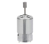 Jiawu RS550 Motor, 6V High Speed Micro Motor Stable Rotating Speed Strong Power, Toy Car with Two Tooth Heads for Electric Toy Car Children Motorcycle (6V550-18000 rpm)