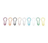 Jiawu Safety Pins Clips, Gourd Shape Rust Proof Lightweight Non Damaging Pins, Stitch Clips with 1000pcs Mix Colors Box for DIY Clothing Knitting Cross Stitch Craft Projects