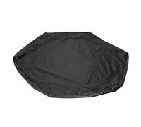 Jiawu Sandbox Cover, Sunscreen Polyester PVC Sandpit Cover, Garden Pool Protective with Drawstring for Outdoor Sand Toys Protection Rain Dust Proof All Seasons (Black)