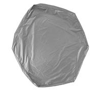Jiawu Sandbox Cover, Sunscreen Polyester PVC Sandpit Cover, Garden Pool Protective with Drawstring for Outdoor Sand Toys Protection Rain Dust Proof All Seasons (Gray)